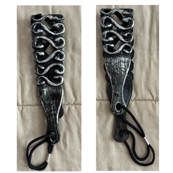 Karen Marie Headband Style Curly Jelly Bandeau - Silver NWOT - Picture 9 of 17